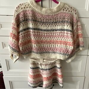 Free People Sweater Short Set - XS